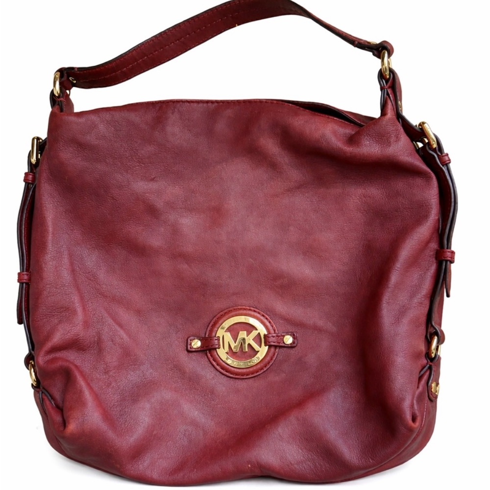 Michael Kors Stockard Leather Large Shoulder Bag